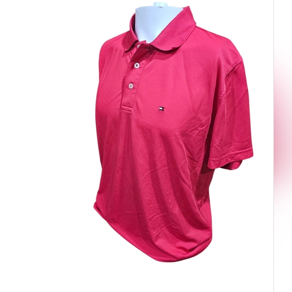 Tommy Hilfiger Golf Pink Polo Shirt Men’s Large‎ - Picture 2 of 7